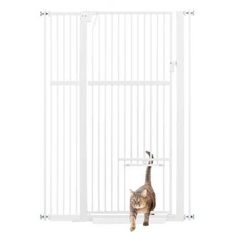 Dog Gate with Cat Door