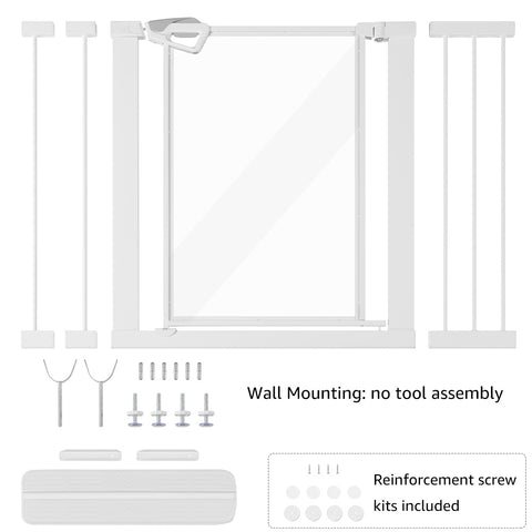 Unipaws Clear Dog Gate Baby Gate