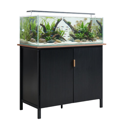 unipaws 40-50 Gallon Aquarium Stand, Fish Tank Stand with Storage Cabinet