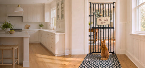 Closed door. Open house.