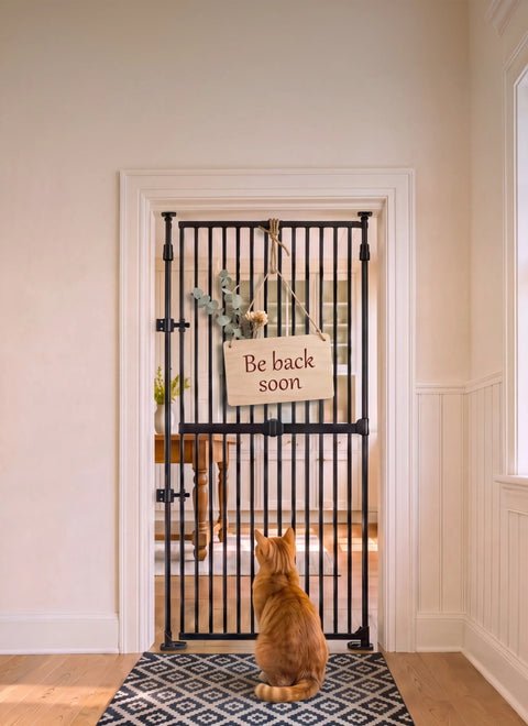 Closed door. Open house.