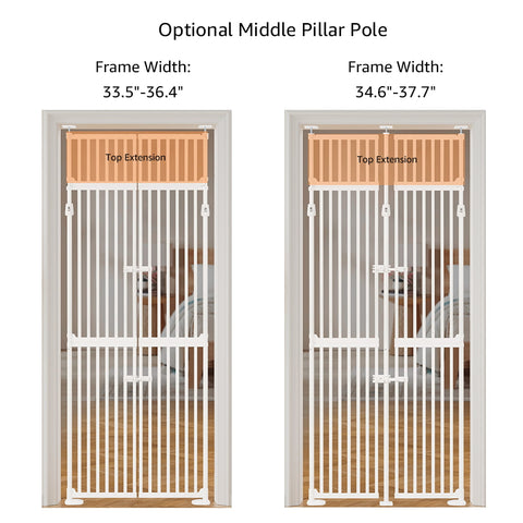 Unipaws Upgraded Extra Tall Cat Gate _ More Sizes