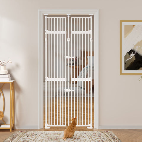 Unipaws Upgraded Extra Tall Cat Gate _ More Sizes