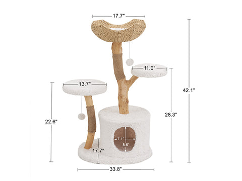 Unipaws Modern Cat Tree Tower