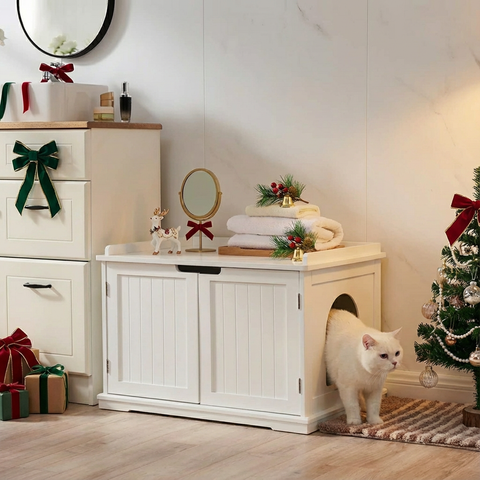 Unipaws Designer Cat Litter Box Enclosure