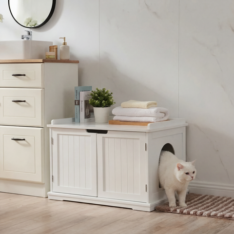 Classic Cat Litter Box Enclosure