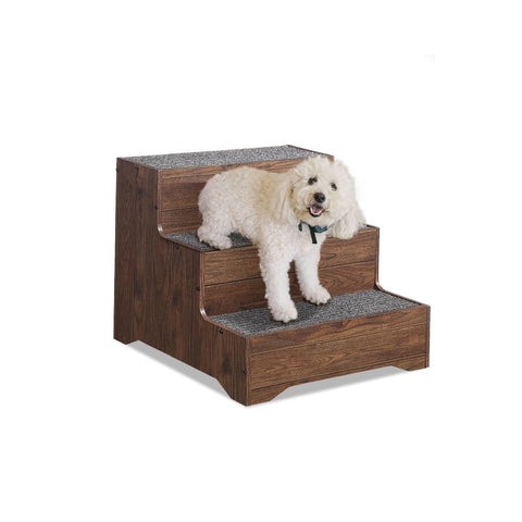 Wooden Pet Stairs – Non-Slip for Dogs & Cats