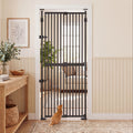 Unipaws Extra Tall Cat Gate - Black | Multiple Sizes