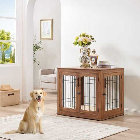 Furniture Style Dog Crate End Table