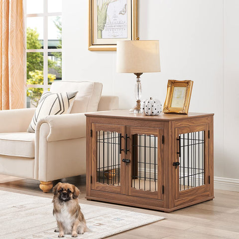 Furniture Style Dog Crate End Table