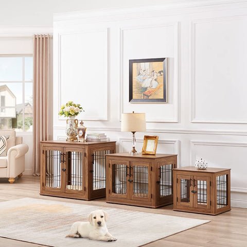 Furniture Style Dog Crate End Table