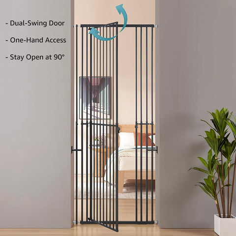 Extra Tall Cat Gate – Fits 27.5″–32″ wide openings