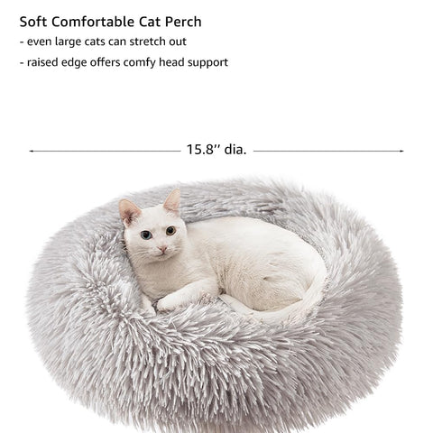 Wood Cat Tree – Partial / Full Sisal Scratching Post & Plush Perch