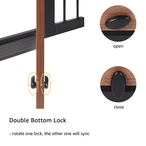 Unipaws Barn Door Dog Gate – 30"/ 39" Tall, Pressure-Mounted Pet Safety Gate