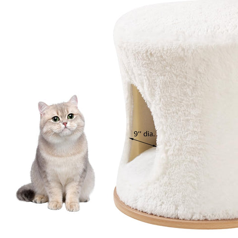 All-in-One Modern Cat Tree – Tall Tower with Condo, Scratching Post & Hammock Bed