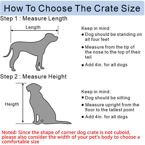 Stylish Wooden Corner Dog Crate