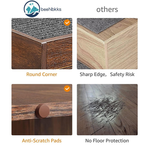 Wooden Pet Stairs – Non-Slip for Dogs & Cats