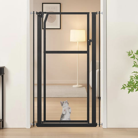 Unipaws Clear Acrylic 56" Extra Tall Pet Gate