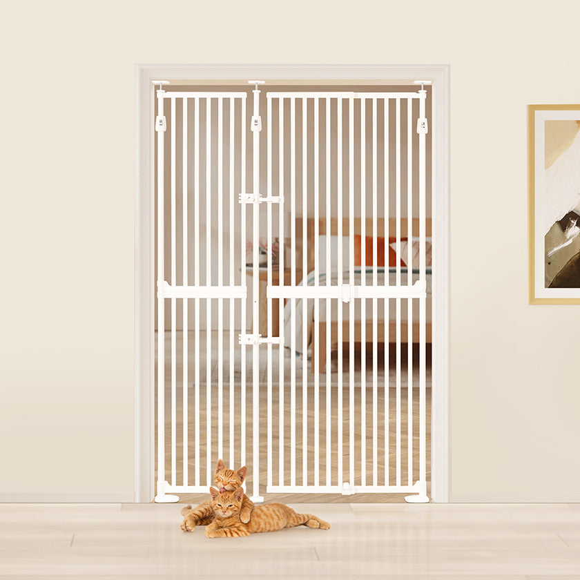 Upgraded Full‑Height Cat Pet Gate - More Sizes