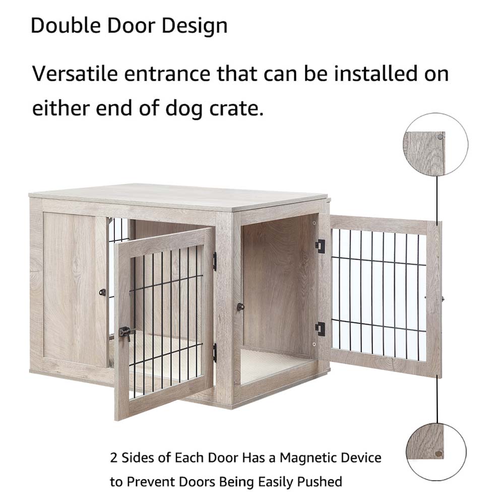 Unipaws Double Doors Dog Crate