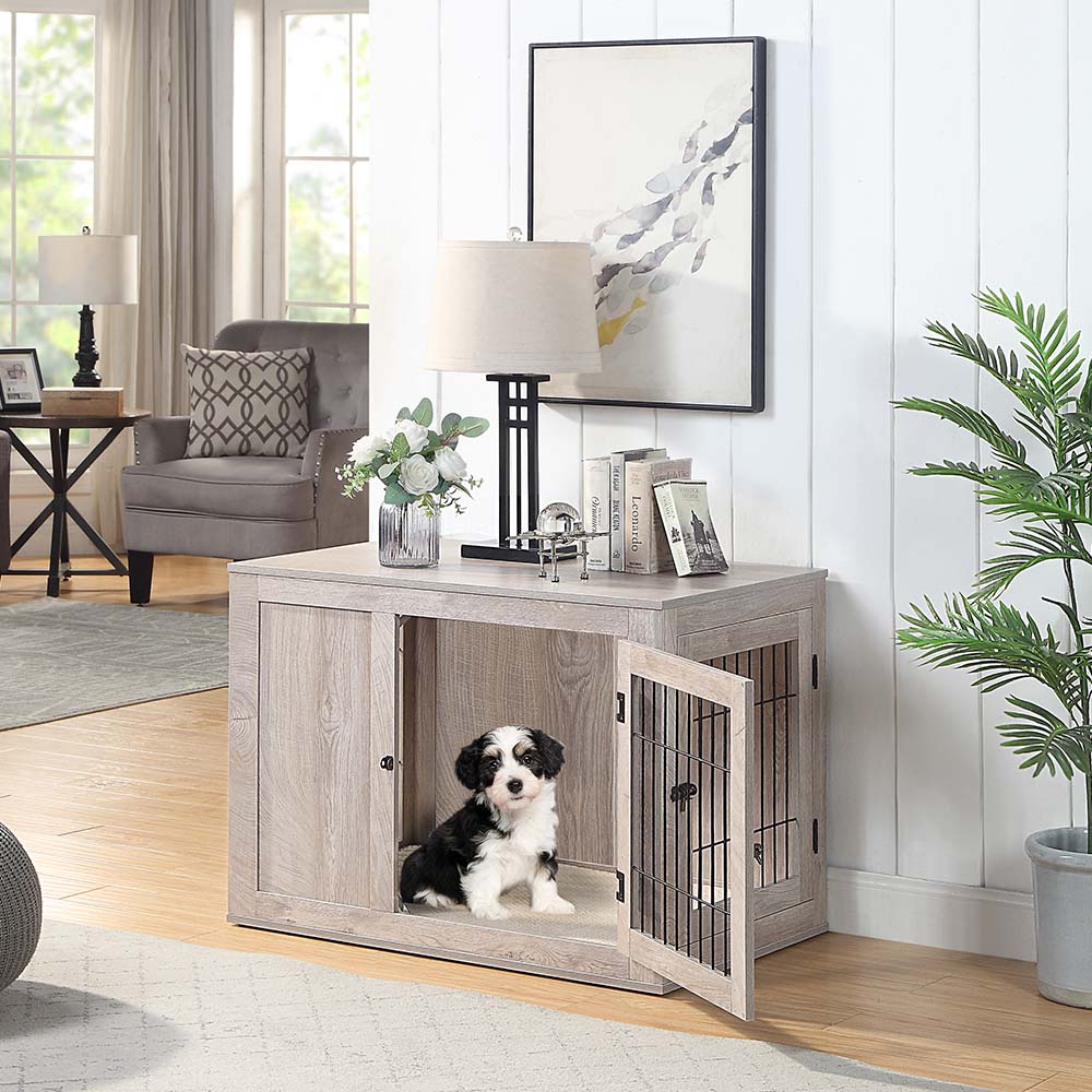 Unipaws Double Doors Dog Crate