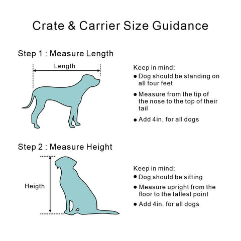 Unipaws Double Doors Dog Crate