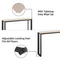 UniPawsStore2023_Rosary Blenn Console Table – 47" Triangular Metal Frame