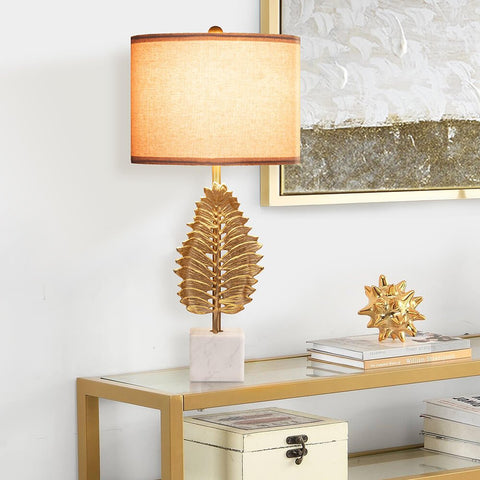 UniPawsStore2023_ROSEN GARDEN Dimmable Table Lamp with Marble Base (Set of 2)
