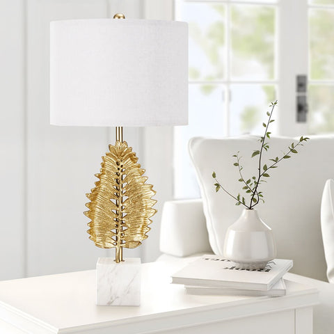 UniPawsStore2023_ROSEN GARDEN Dimmable Table Lamp with Marble Base (Set of 2)