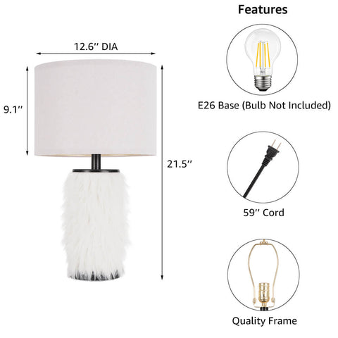 UniPawsStore2023_ROSEN GARDEN Table Lamp Set Dimmable (Set of 2)