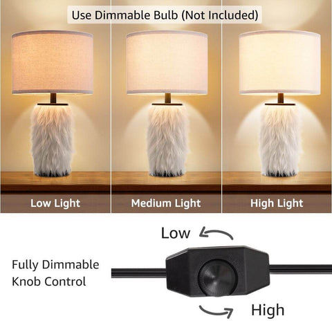 UniPawsStore2023_ROSEN GARDEN Table Lamp Set Dimmable (Set of 2)