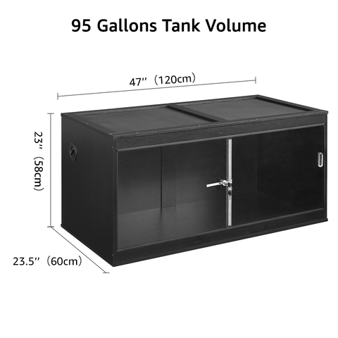 UniPawsStore2023_Unipaws 95 Gallon Reptile Tank