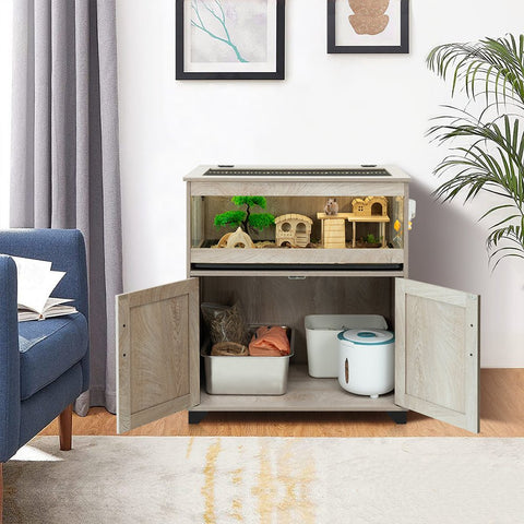 UniPawsStore2023_Unipaws Hamster Cage with Storage Cabinet