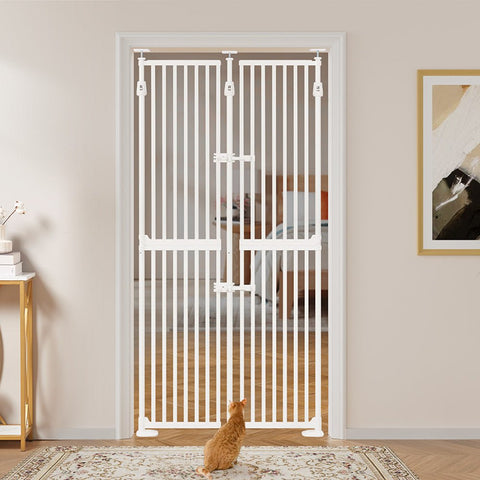 UniPawsStore2023_Unipaws Upgraded Extra Tall Cat Gate - More Sizes