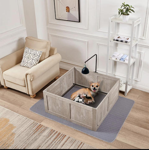 Unipaws Whelping Box for Dogs & Cats