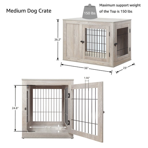 Unipaws Double Doors Dog Crate