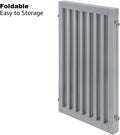 UniPawsStore2023_Unipaws Classic 36" Tall Large Dog Gate Pet Barrier For House - Grey