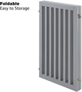 UniPawsStore2023_Unipaws Classic 36" Tall Large Dog Gate Pet Barrier For House - Grey