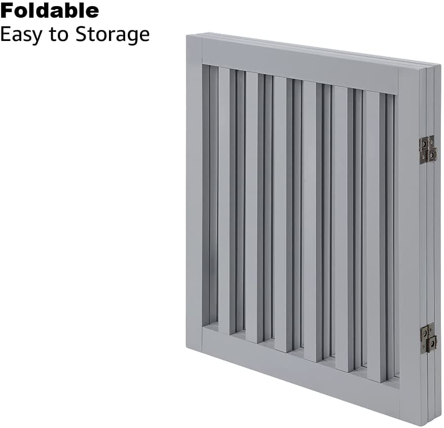 UniPawsStore2023_Unipaws Classic Indoor Dog Gate Wooden Pet Safety Gate