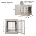 UniPawsStore2023_Unipaws Double Doors Dog Crate