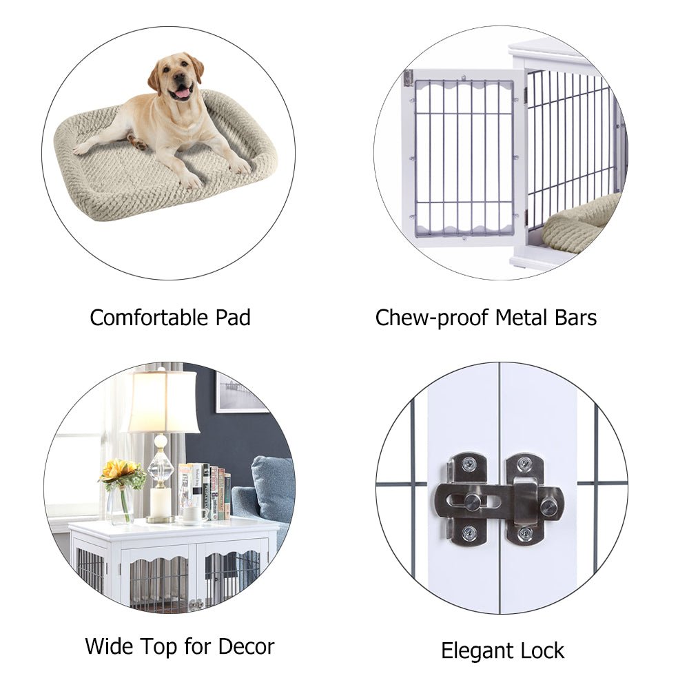 UniPawsStore2023_Unipaws Wooden Wire Pet Home